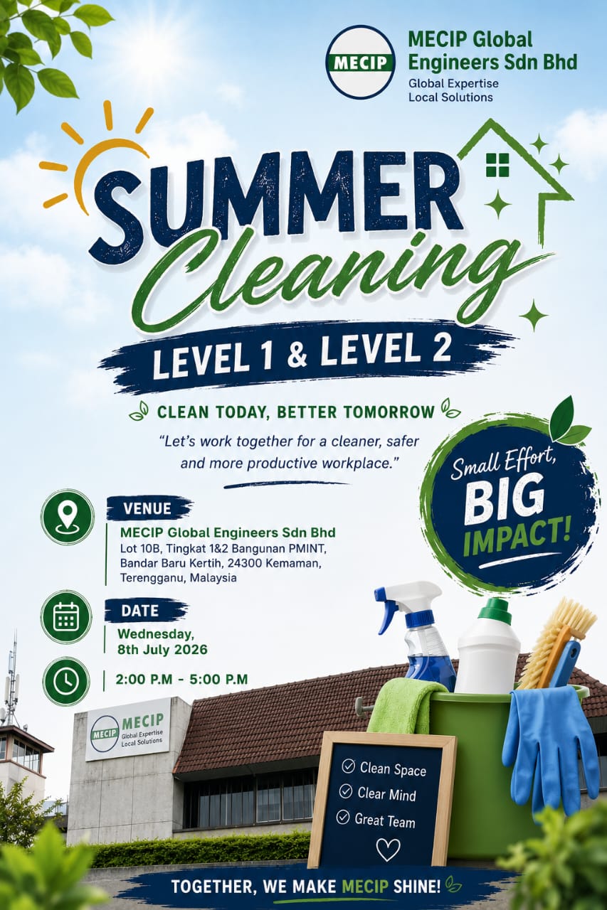 🧹 Summer Office Cleaning at MECIP Kertih Office 🌞